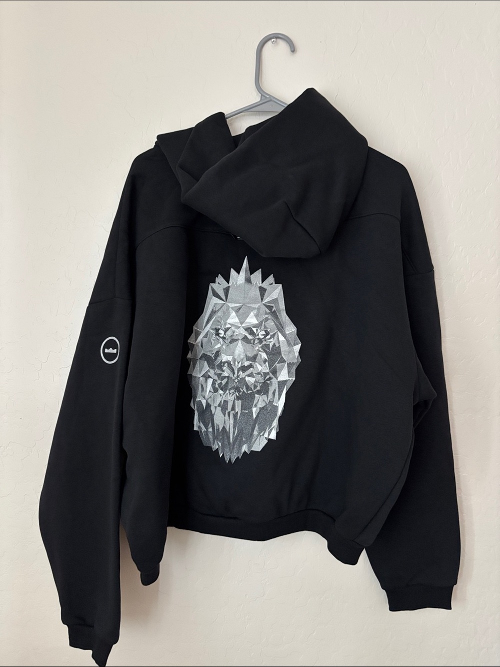 Nike Black Crewneck Hooded Sweatshirt - Picture 2 of 3